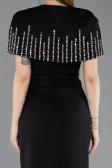 Long Black Evening Dress ABU5889
