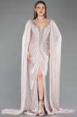 Long Mink Chiffon Evening Dress ABU5868