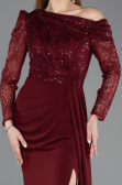 Long Burgundy Evening Dress ABU5893