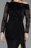 Long Black Evening Dress ABU5893