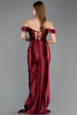 Burgundy Long Evening Dress ABU3611