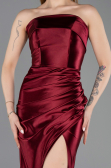 Burgundy Long Prom Gown ABU4944