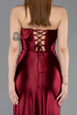 Burgundy Long Prom Gown ABU4944