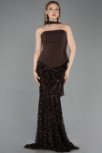 Long Brown Scaly Mermaid Prom Dress ABU5896