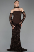 Long Brown Scaly Mermaid Prom Dress ABU5896