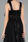 Black Long Girl Dress ABU2447