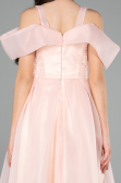 Long Salmon Girl Dress ABU5903