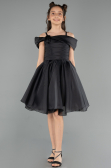 Short Black Girl Dress ABK2566