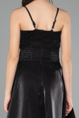 Long Black Girl Dress ABO132