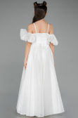Long White Girl Dress ABU5912