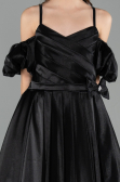 Long Black Girl Dress ABU5912
