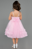 Short Powder Color Girl Dress ABK2567