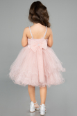 Short Rose Colored Girl Dress ABK2569