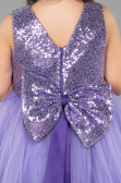 Short Purple Girl Dress ABK2570