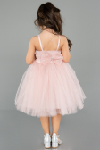 Short Rose Colored Girl Dress ABK2571