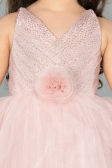 Short Rose Colored Girl Dress ABK2571