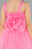 Front Short Back Long Pink Girl Dress ABO130