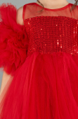 Short Red Girl Dress ABK2572