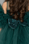 Short Green Girl Dress ABK2572