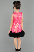 Short Fuchsia Girl Dress ABK2574