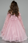 Long Powder Color Kid Wedding Dress ABG179