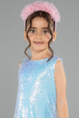 Short Blue Girl Dress ABK2574