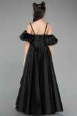 Long Black Girl Dress ABU5912