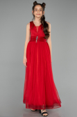 Long Red Girl Dress ABU2447