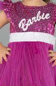 Long Fuchsia Girl Dress ABU4033