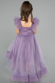 Lavender Long Girl Dress ABU4239