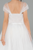 Long White Girl Dress ABU3566