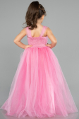 Long Pink Girl Dress ABU3566