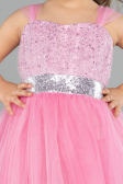 Long Pink Girl Dress ABU3566