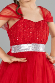 Long Red Girl Dress ABU3566