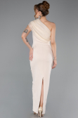 Beige Midi Cocktail Dress ABK2337