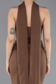 Brown Long Mermaid Evening Gown ABU5566