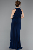 Long Navy Blue Prom Gown ABU5918
