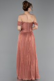 Long Light Brown Chiffon Prom Gown ABU5920