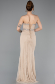 Long Beige Dantelle Mermaid Prom Dress ABU5921