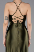 Dark Khaki Long Prom Gown ABU3247