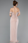 Long Powder Color Prom Gown ABU5925