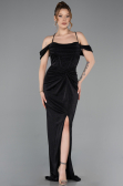 Long Black Prom Gown ABU5925