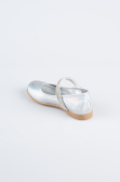 Silver Patterned Flat Shoe ORS3101