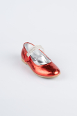 Red Patterned Flat Shoe ORS3101