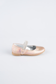 Powder Color Patterned Flat Shoe ORS3101