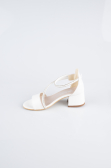 White Leather Girl Dress SE796
