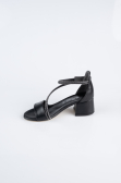 Black Leather Girl Dress SE796