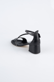 Black Leather Girl Dress SE796