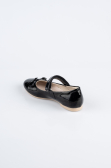 Black Patent Leather Kid Shoe SE201