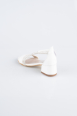White Leather Kid Shoe SE796